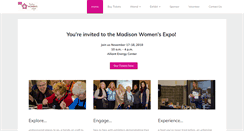 Desktop Screenshot of madisonwomensexpo.com